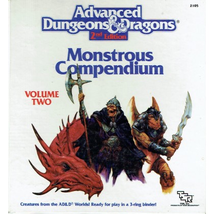 Monstrous Compendium - Volume Two (classeur vide pour jdr AD&D 2) 002