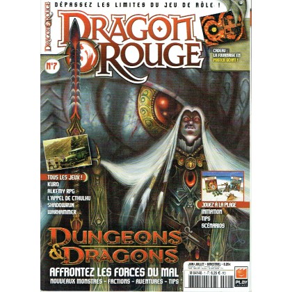 Dragon Rouge N° 7 (magazine de jeux de rôles) 001
