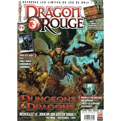 Dragon Rouge N° 9 (magazine de jeux de rôles) 001
