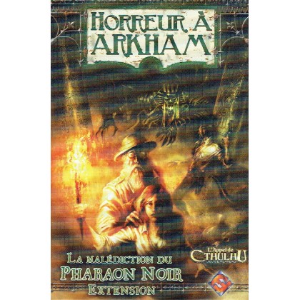 Horreur à Arkham - Extension La Malédiction du Pharaon Noir (jeu de plateau Edge en VF) 001