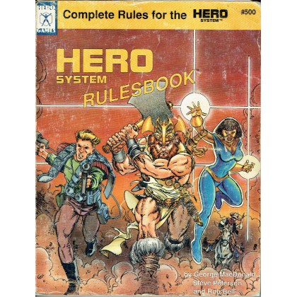 System Rulebook - Complete Rules for Hero System (jeu de rôle en VO) 001