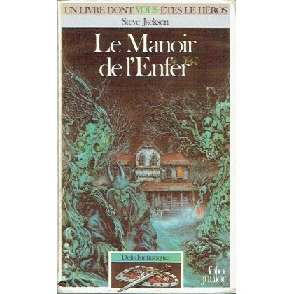 286 - Le Manoir de l'Enfer (Un livre dont vous êtes le Héros - Gallimard) 001