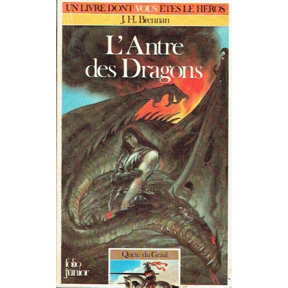 314 - L'Antre des Dragons (Un livre dont vous êtes le Héros - Gallimard) 001