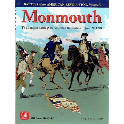 Monmouth 1778 - Battles for the American Revolution V (wargame GMT) 001