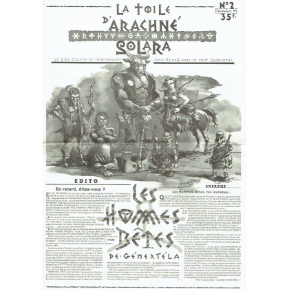La Toile d'Arachné Solara N° 2 (Le prozine pour Runequest et le Monde de Glorantha) 001