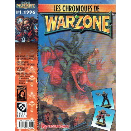 Les Chroniques de Warzone N° 1 (revue jeu de figurines en VF) 001
