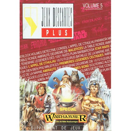 Jeux Descartes Plus Volume 5 - Warhammer jdr 001